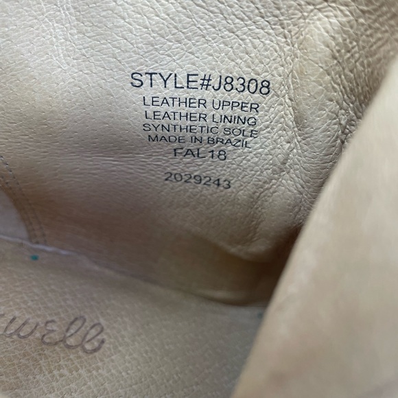 Madewell Asher Bootie Tan suede / leather size 5.5 - Picture 11 of 12